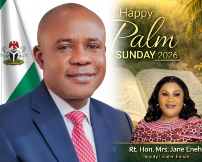 WELCOMING THE KING: RT. HON. MRS JANE ENEH MARKS PALM SUNDAY WITH MESSAGE OF HOPE, UNITY AND SPIRITUAL REAWAKENING.
