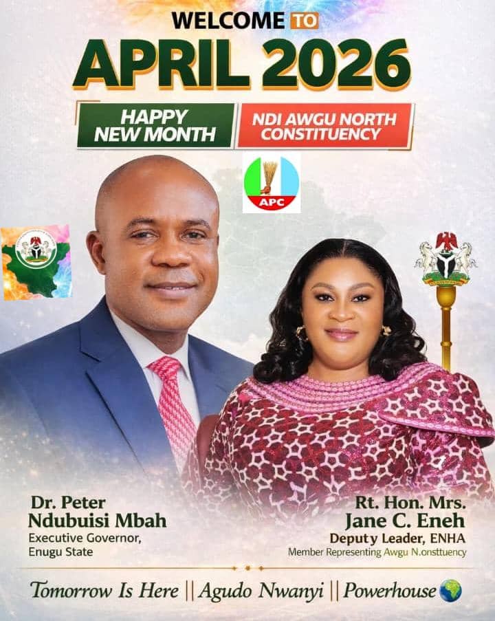 APRIL BLESSINGS: RT HON. MRS. JANE ENEH URGES CITIZENS TO EMBRACE POSITIVITY, UNITY AND INCLUSIVE DEVELOPMENT FOR COLLECTIVE PROGRESS.