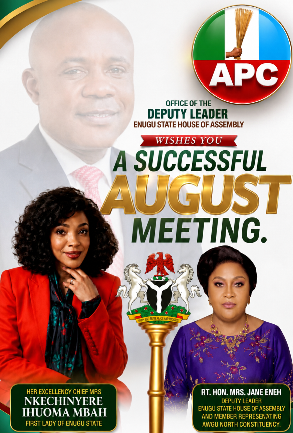 AUGUST MEETING 2026: RT. HON. MRS. JANE ENEH URGES AWGU NORTH WOMEN TO EMBRACE RESILIENCE, UNITY, ACTIVE PARTICIPATION, COMMUNITY PROGRESS AND STRONG SUPPORT FOR GOV. PETER MBAH’S DEVELOPMENT AGENDA.