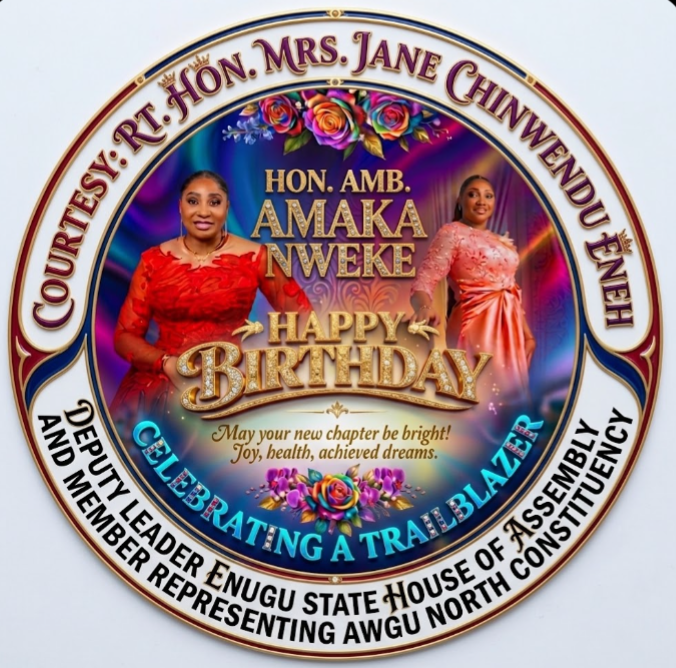 ‎A WOMAN WITH A GOOD HEART: RT. HON. MRS. JANE ENEH FELICITATES HON. AMB. AMAKA NWEKE ON HER BIRTHDAY, CELEBRATES HER KINDNESS AND SERVICE TO HUMANITY.
