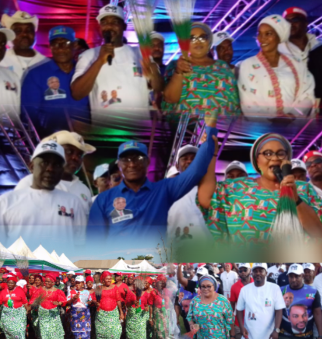 AWGU APC CAMPAIGN GRAND FINALE: RT. HON. MRS. JANE ENEH URGES MASSIVE SUPPORT FOR APC CANDIDATES AT ALL LEVELS, HAILS GOV. PETER MBAH DEVELOPMENTAL STRIDES ACROSS THE STATE.